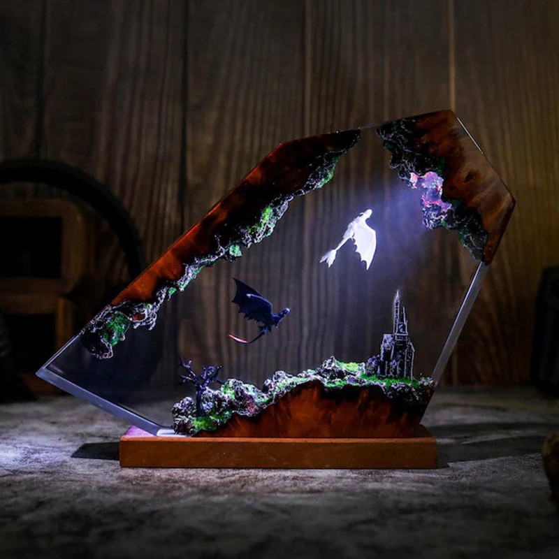 Kunstharzlampe aus Harz – das perfekte Geburtstags- oder Weihnachtsgeschenk für Anime-Fans