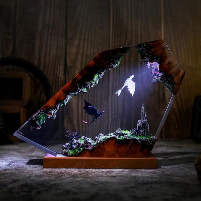 Kunstharzlampe aus Harz – das perfekte Geburtstags- oder Weihnachtsgeschenk für Anime-Fans