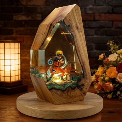 Kunstharzlampe aus Harz – das perfekte Geburtstags- oder Weihnachtsgeschenk für Anime-Fans