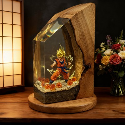 Kunstharzlampe aus Harz – das perfekte Geburtstags- oder Weihnachtsgeschenk für Anime-Fans