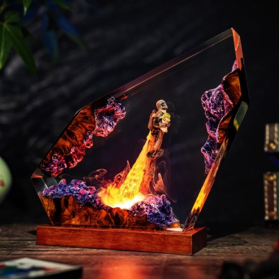 Kunstharzlampe aus Harz – das perfekte Geburtstags- oder Weihnachtsgeschenk für Filmfans